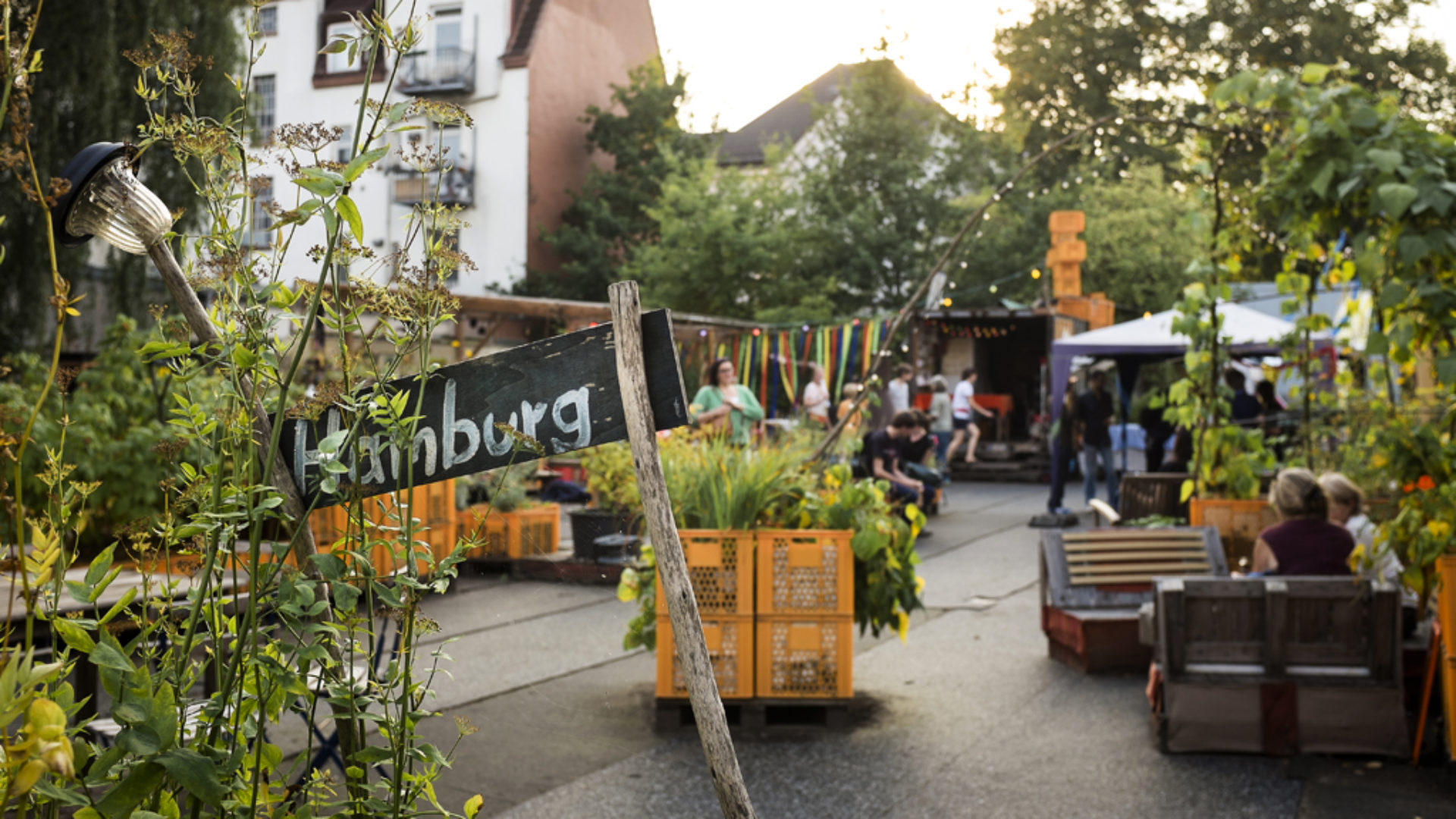 Der alte Garten auf der Großen Freiheit der alte Garten